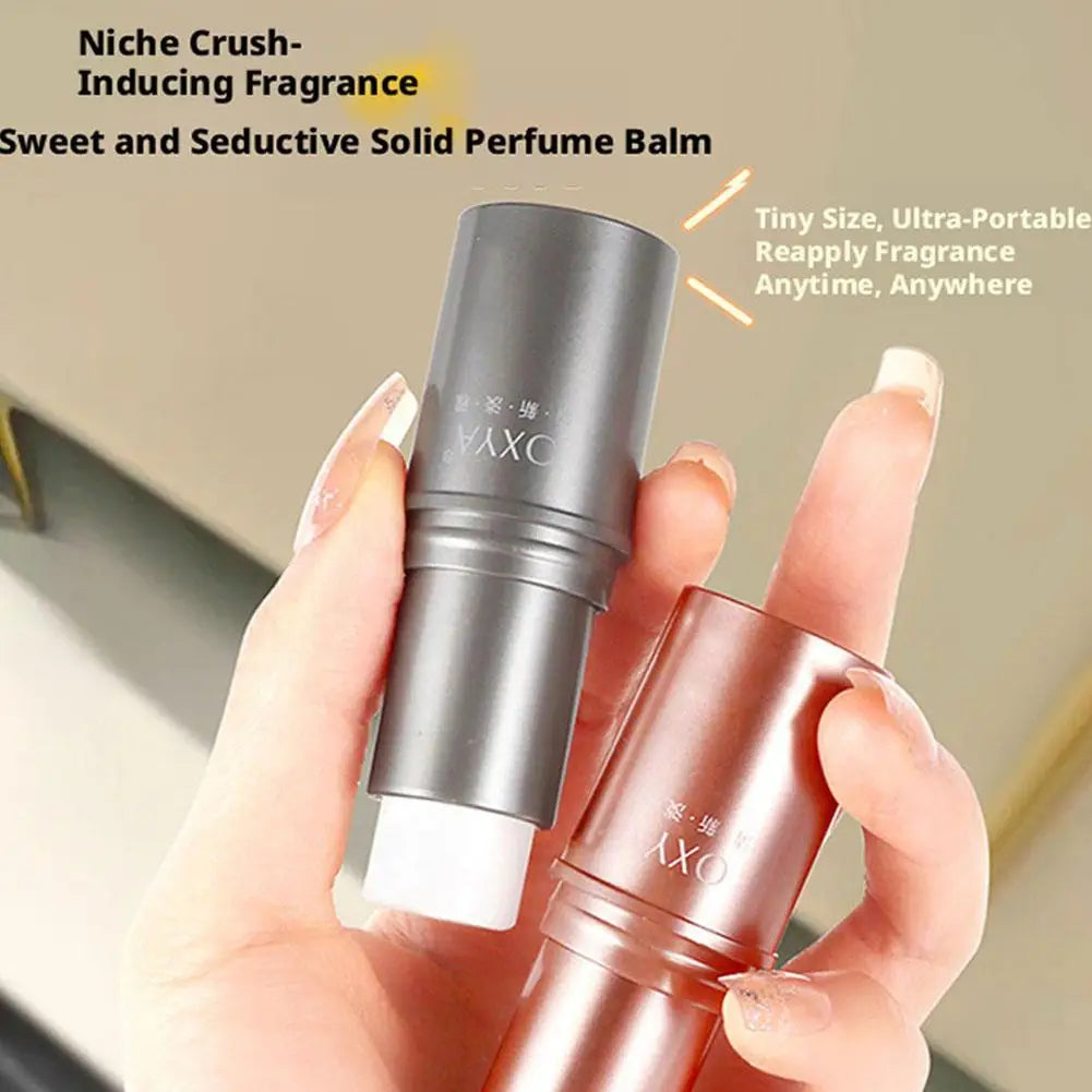 Solid Balm Pheromone Oil Rolling Perfume for Women Men Natural Fresh Love Perfume Fresh Perfume Deodorant Balm Portable Perfume
