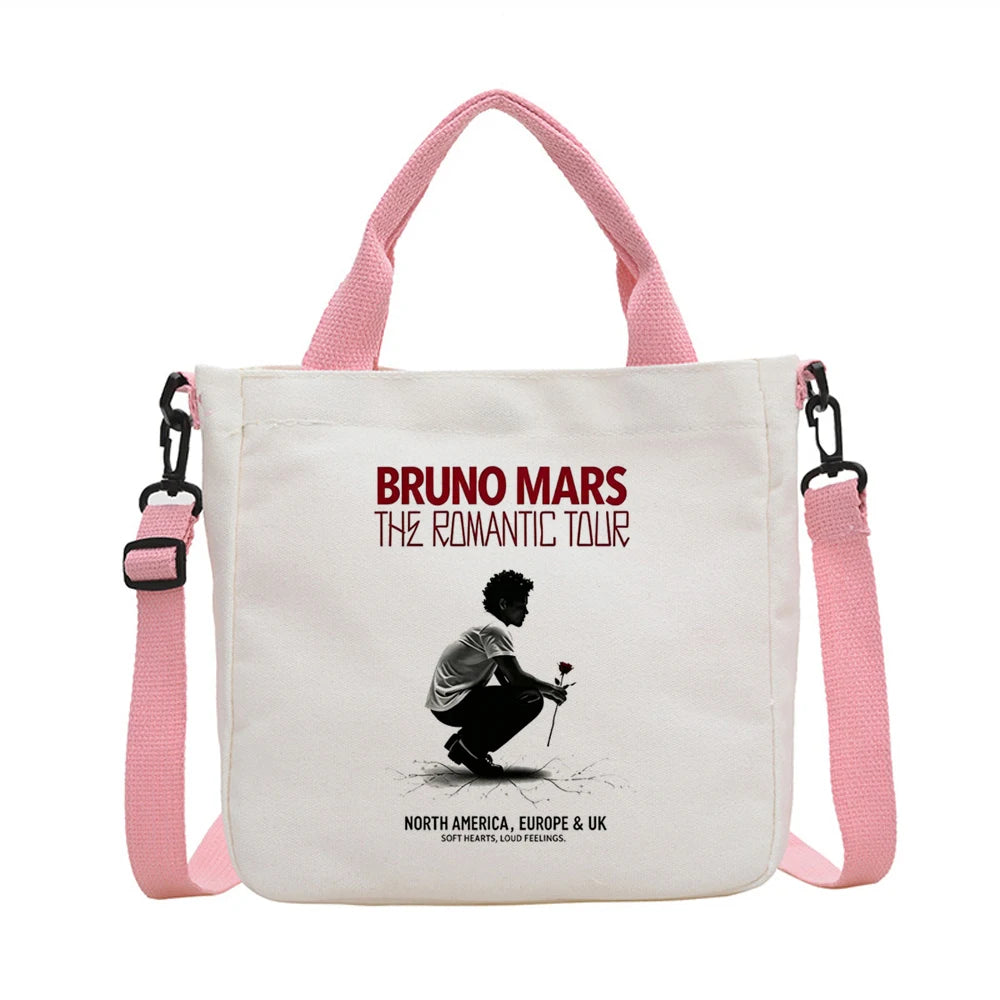 Bruno Mars tote bag einkaufstasche personnalisable sac cabas shoulder  totebag femme
