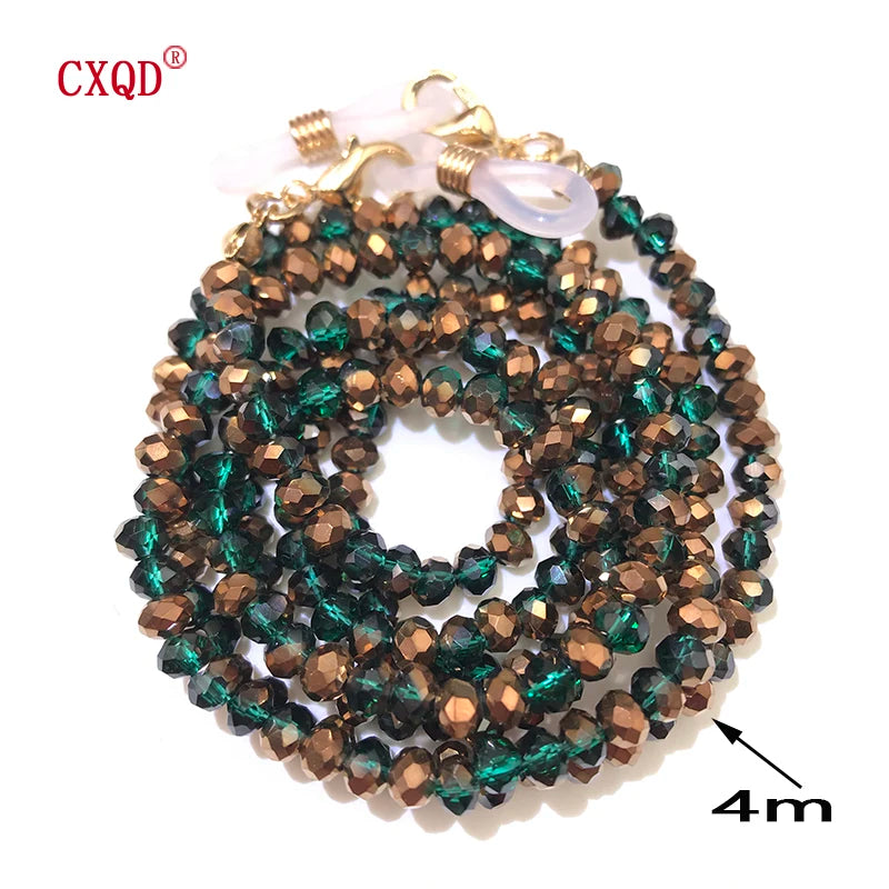 Beaded Eyeglass Chain for Women – 4mm Fashion Glasses & Sunglasses Strap