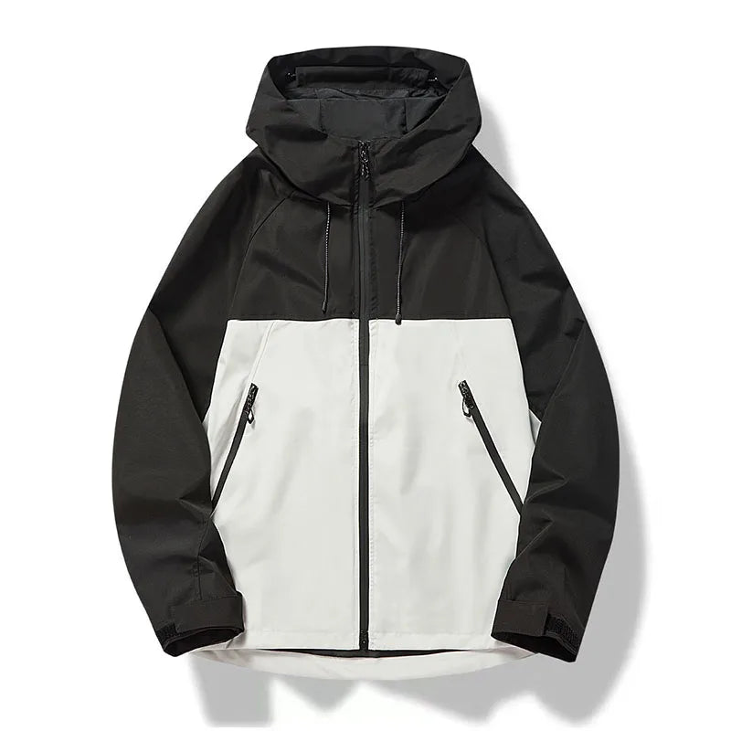 Unisex Hooded Outdoor Jacket – Waterproof Breathable Hiking and Sports Jacket