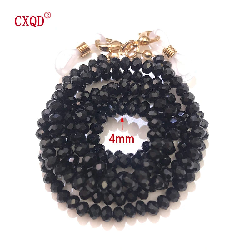 Beaded Eyeglass Chain for Women – 4mm Fashion Glasses & Sunglasses Strap