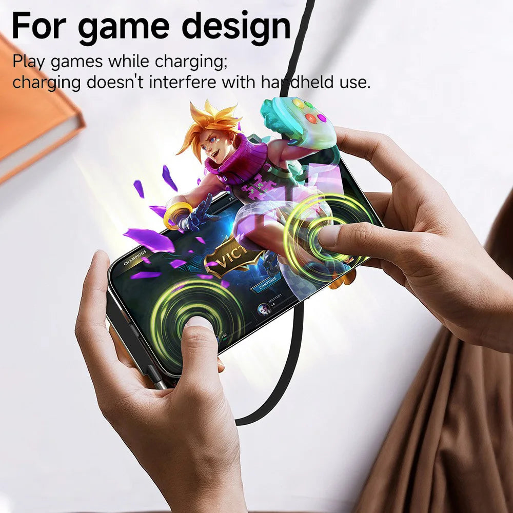 240W Type C Fast Charging Foldable Mobile Phone Holder Data Cable Multi-Angle Adjustment Charging Phone Holder PD Usb Cable