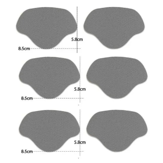 Heel Repair Subsidy Sticky Shoes Hole Sneakers Insoles Patch Heel Pads Heels Sticker Protector Foot Care Anti-Wear Inserts 6 PCS