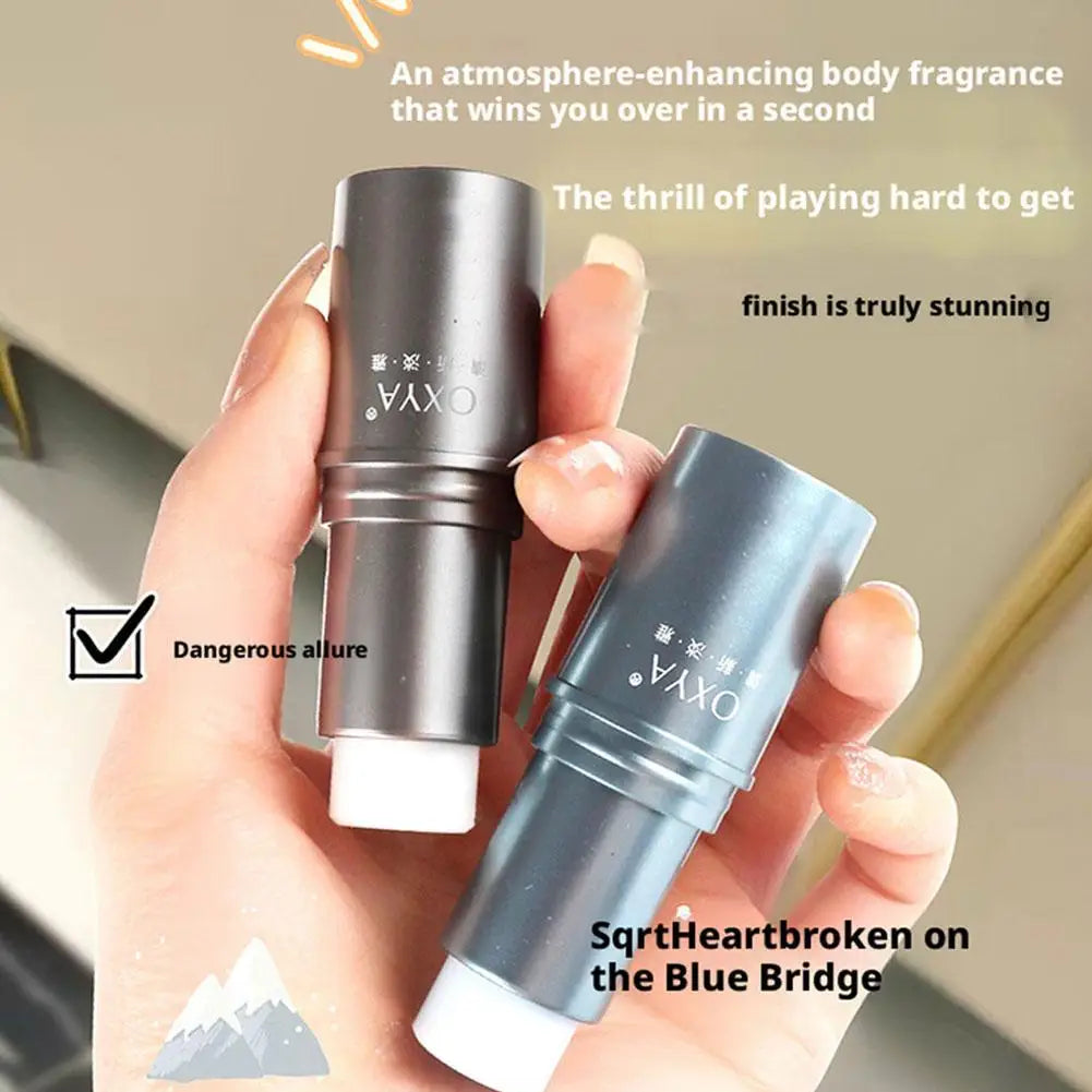 Solid Balm Pheromone Oil Rolling Perfume for Women Men Natural Fresh Love Perfume Fresh Perfume Deodorant Balm Portable Perfume