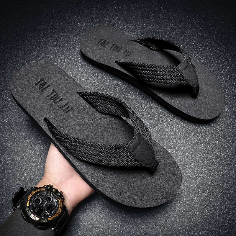 Plus Big Size 49 50 51 52 Flip Flops Men Slippers Chanclas De Hombre Claquette Homme Klapki Indoor Outside Beach Large Shoes