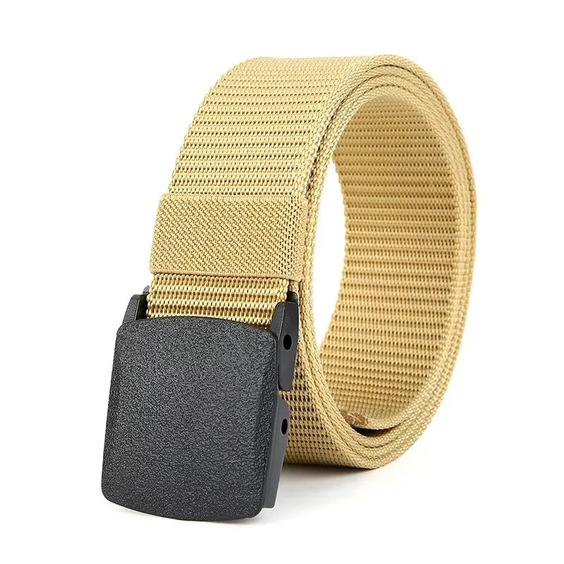 PAUL HUEMAN Military Automatic Buckle Nylon Belt Outdoor Hunting Multifunctional Tactical Canvas Belt High Quality Men Belt