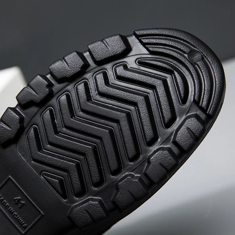 Men's chef shoes waterproof and oil-proof kitchen work shoes ultra-light non-slip EVA soft-soled casual men's shoes garden shoes