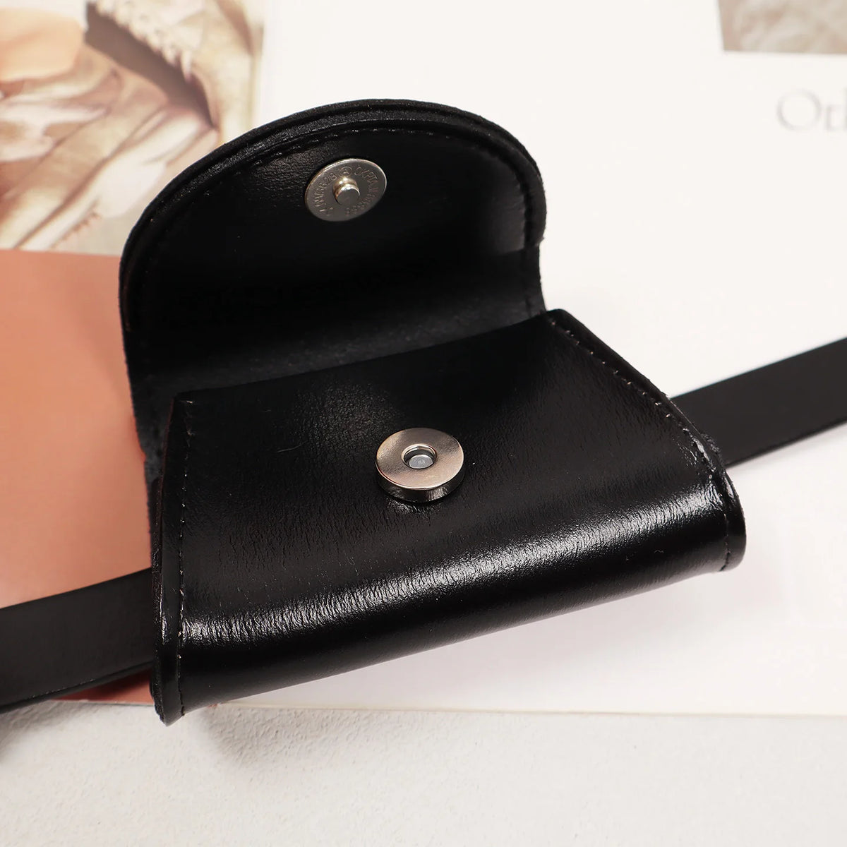Mini Flap Waist Packs for WOmen Real Cow Leather Waist Belts with Lipstick Keys Purse Bag Cute Cowskin Fanny Pack Sac Femme