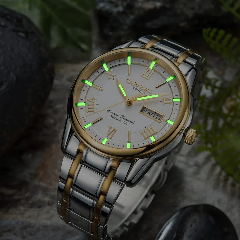 Top Brand Luxury Carnival Mechanical Watch for Men Automatic Waterproof Luminous Reloj Hombre Montre Homme Men's Watches Clock