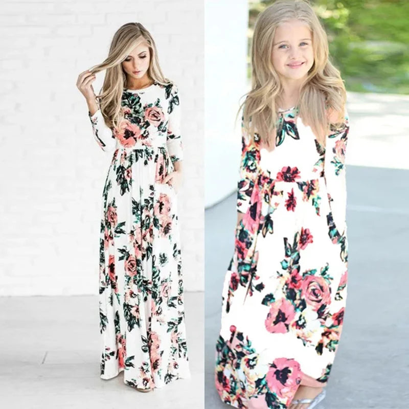 Mommy and Me Matching Floral Dresses – Summer Mother & Daughter Outfits