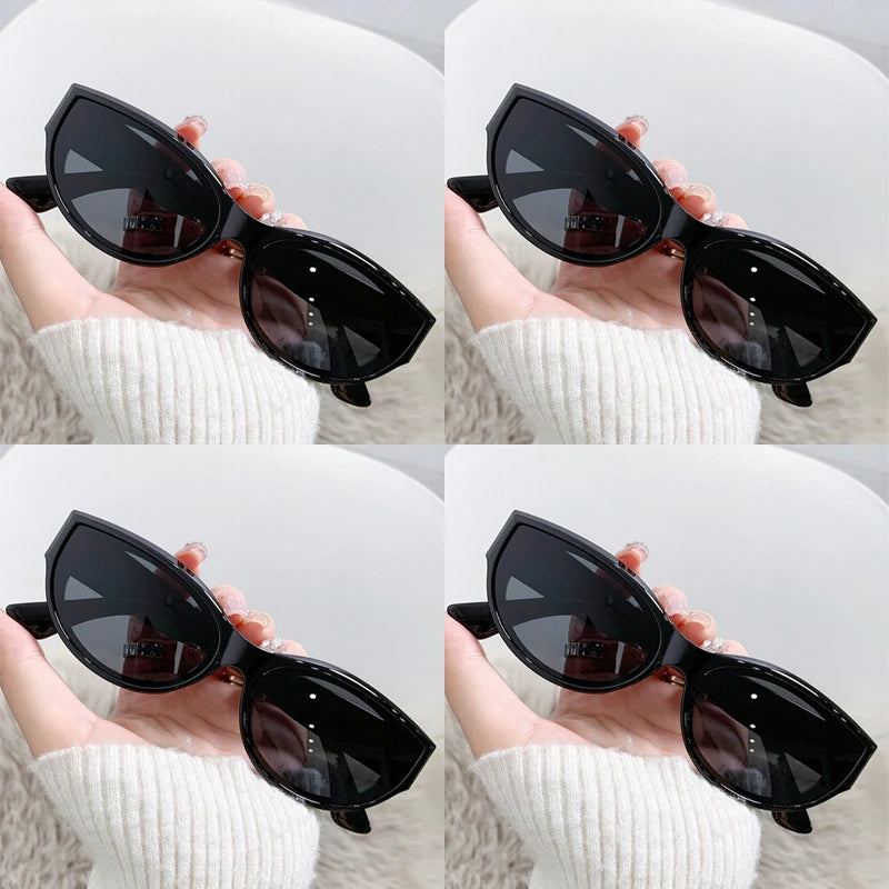 1/4pcs Fashion Small Cat Eye Sunglasses Vintage Brand Designer Sun Glasses Female Multi Color Eyewear UV400 Gafas De Sol