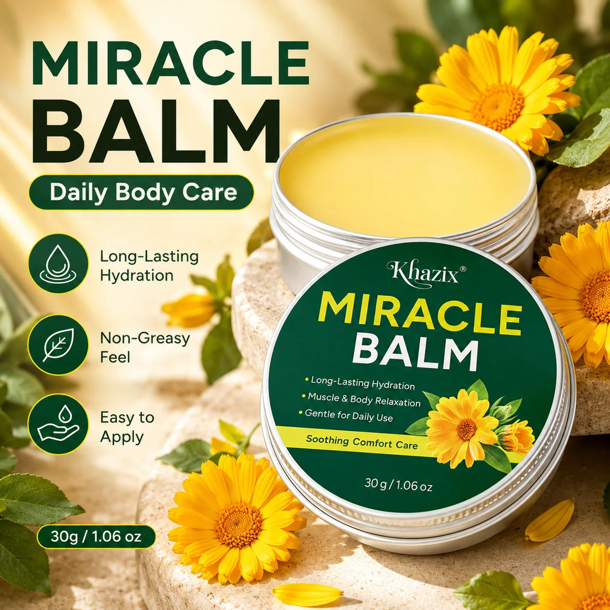 1pcs Magnesium-Infused Moisturizing Cream, 30g Knee & Joint Skin Care Balm for Men Women Daily Routine