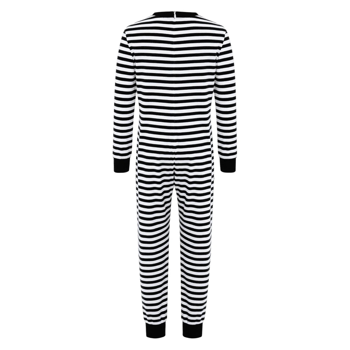 Children Special Needs Adaptive Clothing Long Sleeve Anti-Strip Back Zipper Striped Rompers Boys Girls Wearing All Day Jumpsuit