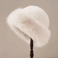 Warm Women's Winter Hat Fluffy Fur Bucket Hat For Women Plush Fisherman Hat Thicken Cold Snowy Day Panama Cap