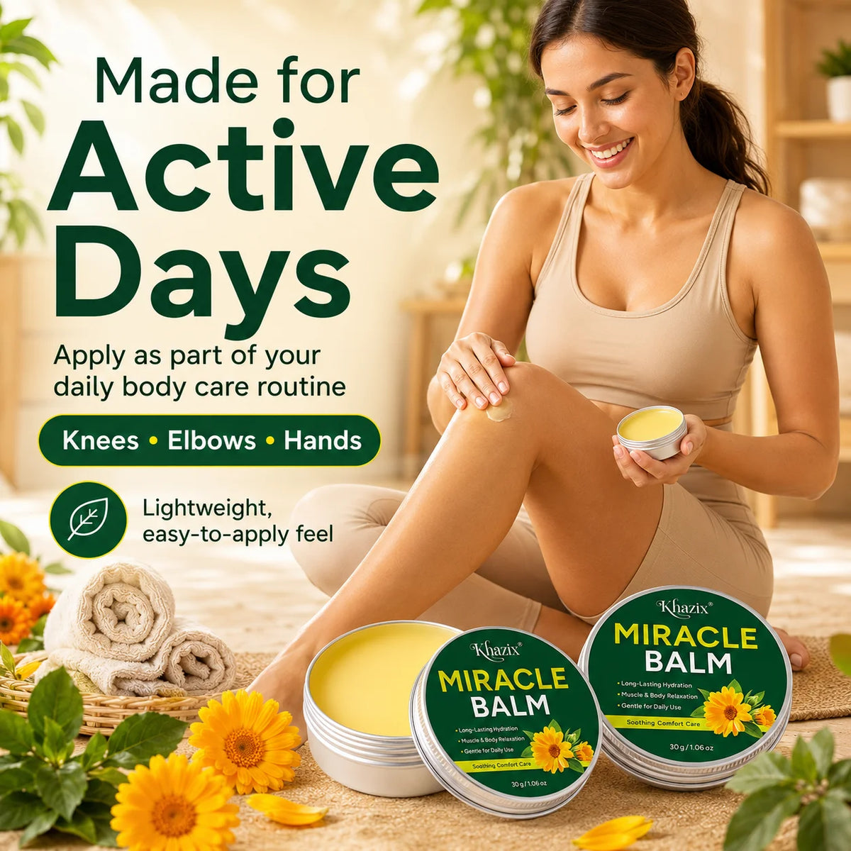1pcs Magnesium-Infused Moisturizing Cream, 30g Knee & Joint Skin Care Balm for Men Women Daily Routine