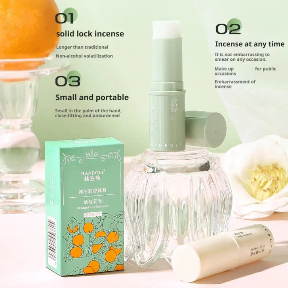Portable Rotating Solid Perfume For Women And Men Long-Lasting Fresh And Delicate Fragrance For Dating Daily Life A Perfect Gift