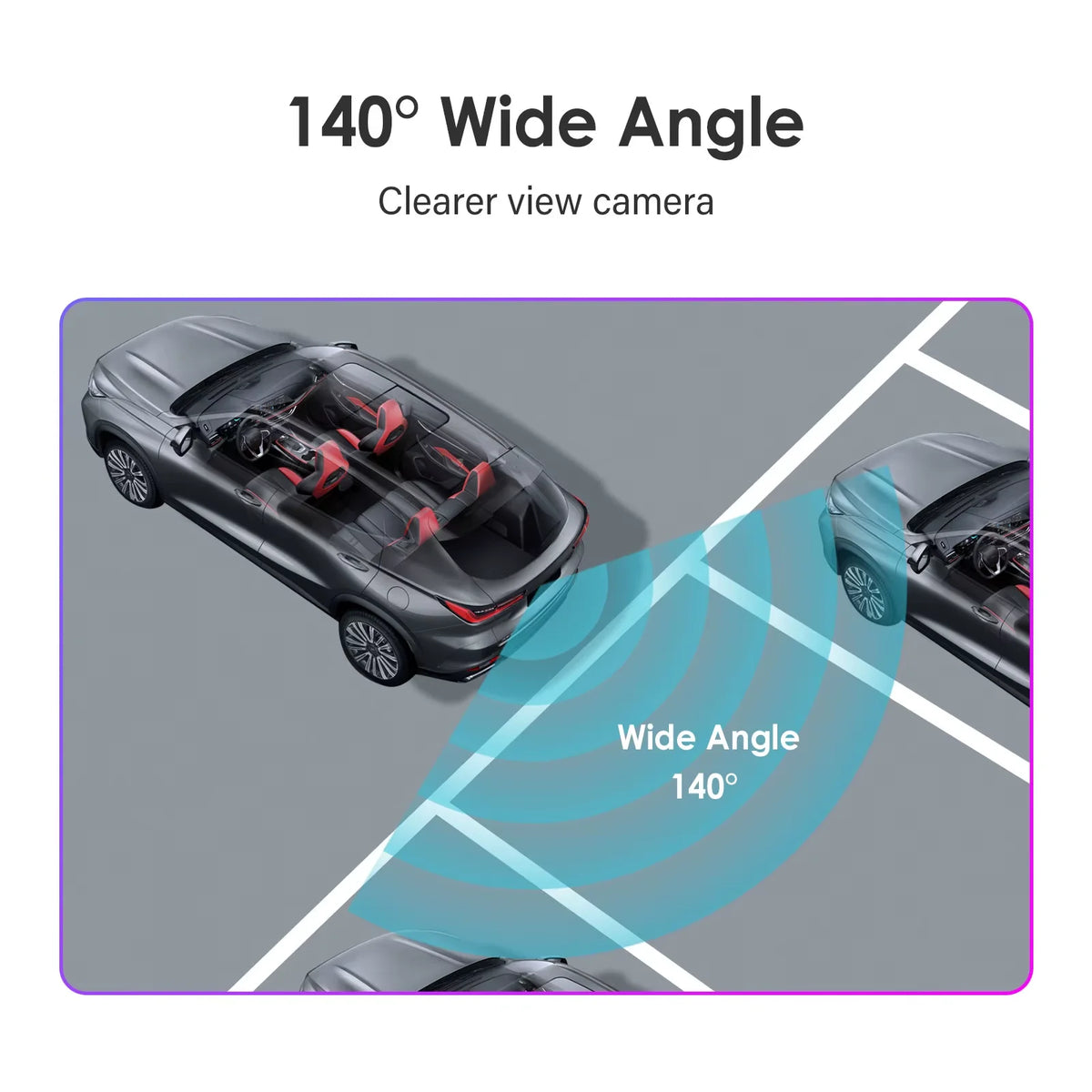 Hizpo 720P 1080P AHD Rear View Camera 140 ° 150 ° 170 ° 360 ° Wide Angle Waterproof Night Vision Universal Reverse Parking Assistance