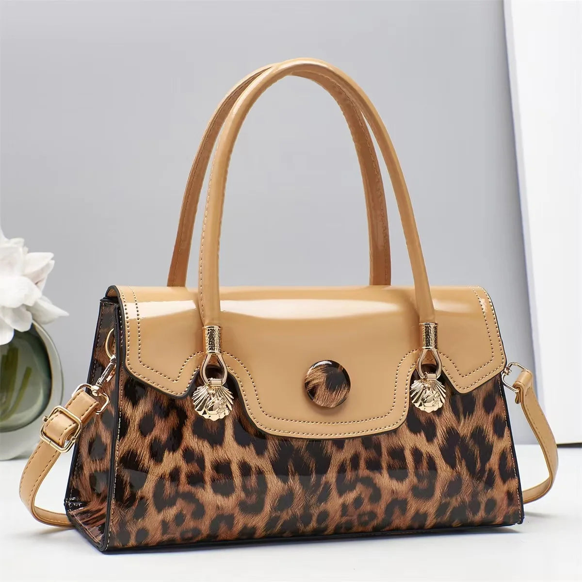 Women's Boston Pillow Bag – Retro Large-Capacity Tote and Crossbody Handbag
