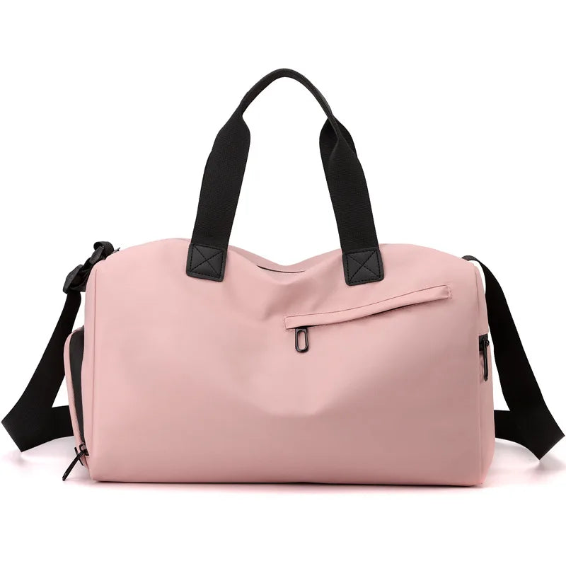 Large Capacity Waterproof Travel Bag – Sports and Weekend Bag with Dry-Wet Separation