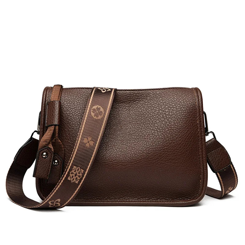 Women's Genuine Cowhide Leather Tote Bag – Luxury Soft Leather Shoulder and Crossbody Handbag