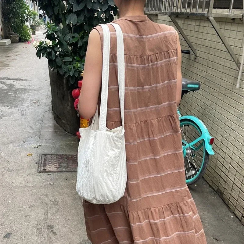 Women's Casual Tote Bag – Reusable Shoulder Shopping Bag