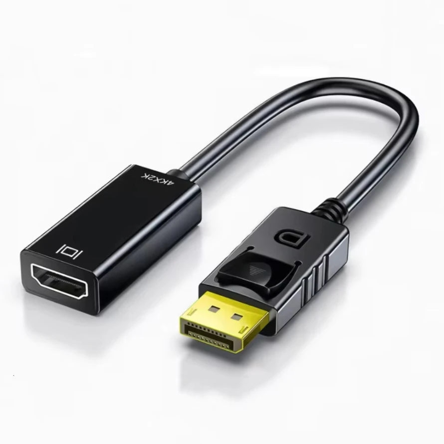 DP to HDMI-compatible Converter Cable 4K DisplayPort to HDMI-compatible Video Audio Cable Adapter For PC Computer HDTV Projector