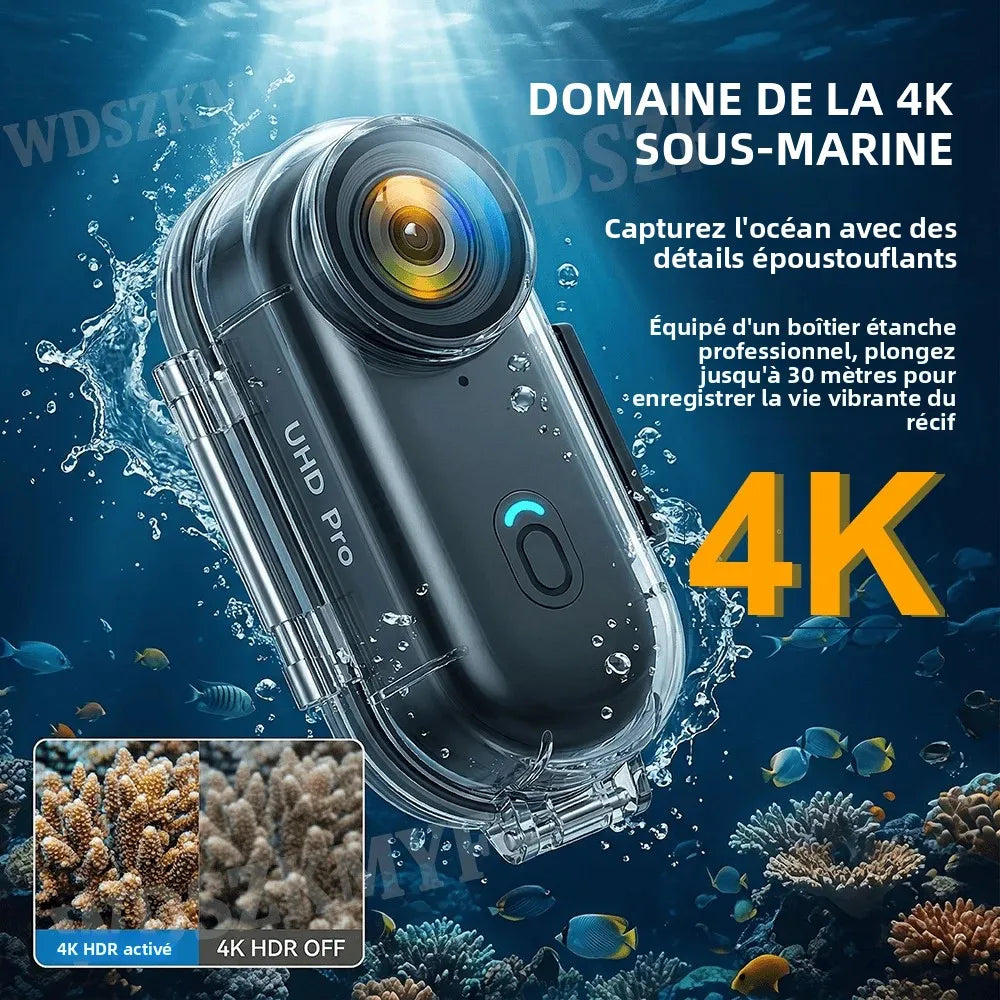 Mini 1080P/ 4K Pocket Magnetic POV Vlog Cam Body Chest Recorder Wireless WiFi Waterproof Action Camera Helmet Bicycle Sports