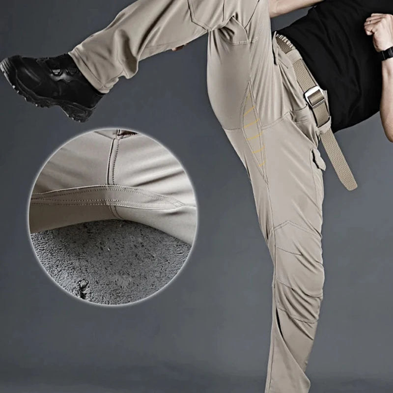 Men's Tactical Cargo Pants – Multi-Pocket Outdoor Work Trousers, Casual Training Fit