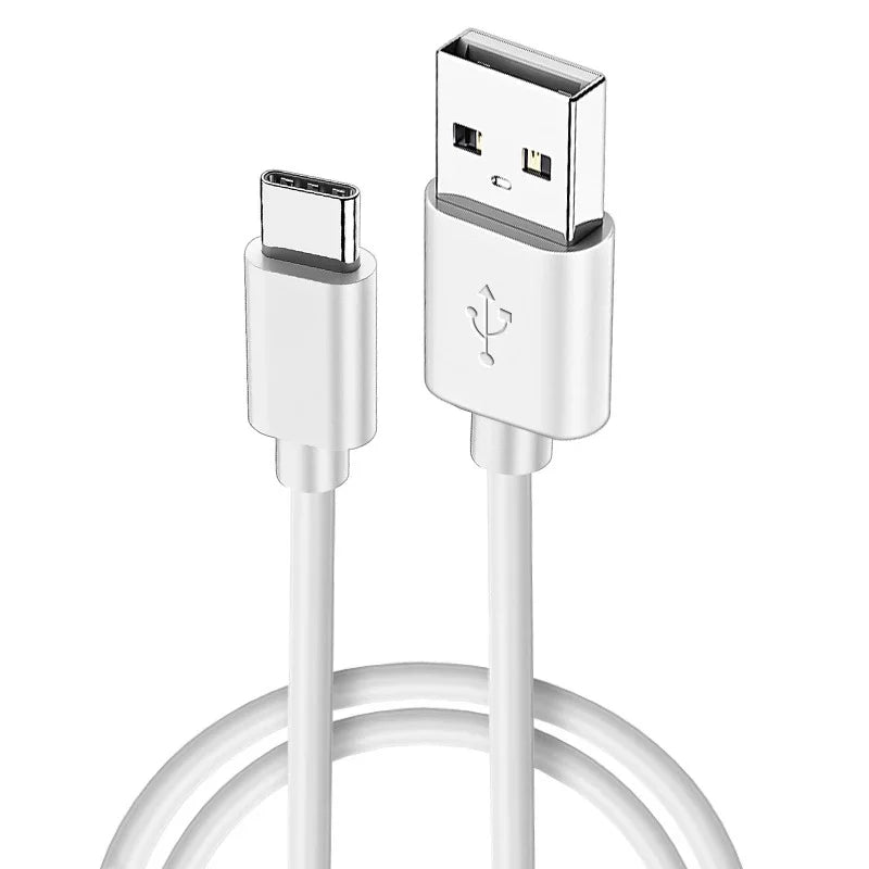 EU Plug Fast Charging Adapter 1M Data Wire For Samsung S25 S24 S23 Xiaomi 15 14 13 Pro LG Transsion Type C Port Chargers Cable