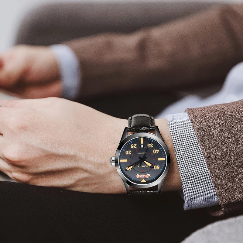 OCHSTIN Automatic Mechanical Watch for Men Gift Analogue Waterproof Military Sport Wristwatches Luxury Montre Homme Clock Gents