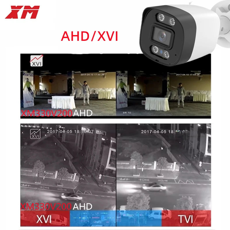 HD 2MP 5MP AHD XVI/CVI/TVI/CVBS Security Bullet Camera Outdoor Indoor Weatherproof  4pcs Array IR LEDs for CCTV DVR System