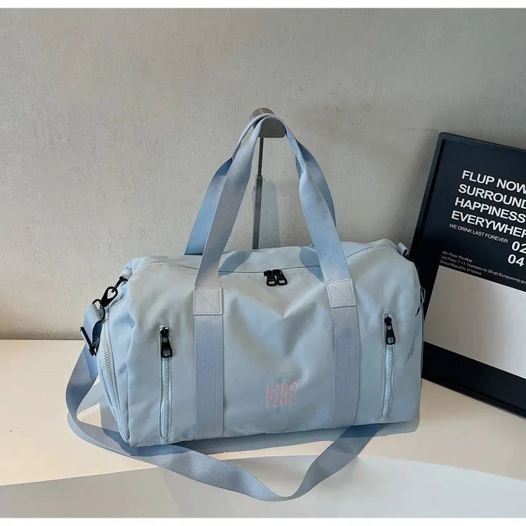 Large Capacity Waterproof Travel Bag – Sports and Weekend Bag with Dry-Wet Separation