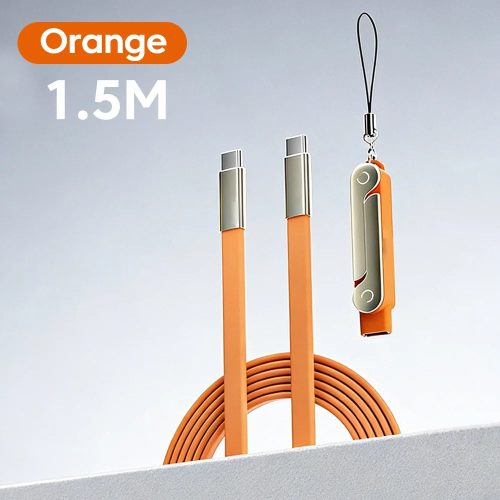 240W Type C Fast Charging Foldable Mobile Phone Holder Data Cable Multi-Angle Adjustment Charging Phone Holder PD Usb Cable