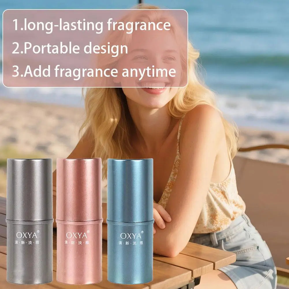 Solid Balm Pheromone Oil Rolling Perfume for Women Men Natural Fresh Love Perfume Fresh Perfume Deodorant Balm Portable Perfume