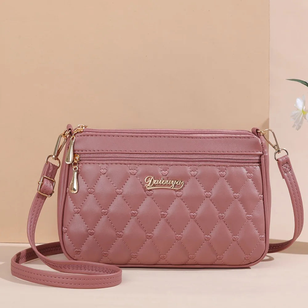 PU Leather PU Leather Crossbody Bags Large Capacity Carrying Female Shoulder Bag Multifunctional Portable Luxury Women Handbags
