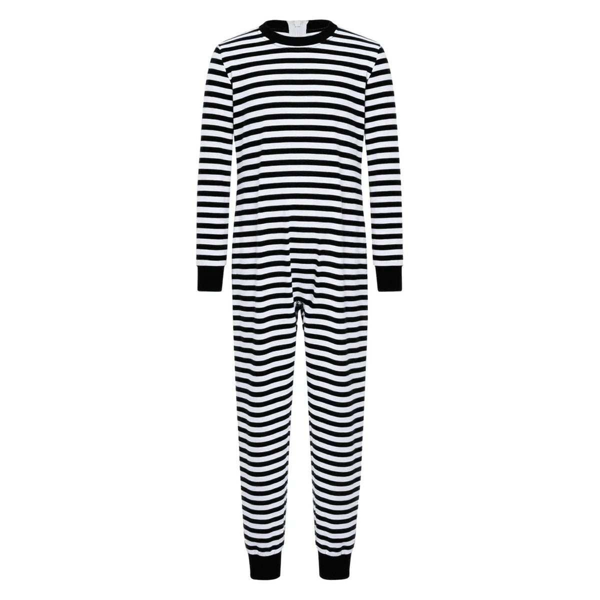Children Special Needs Adaptive Clothing Long Sleeve Anti-Strip Back Zipper Striped Rompers Boys Girls Wearing All Day Jumpsuit