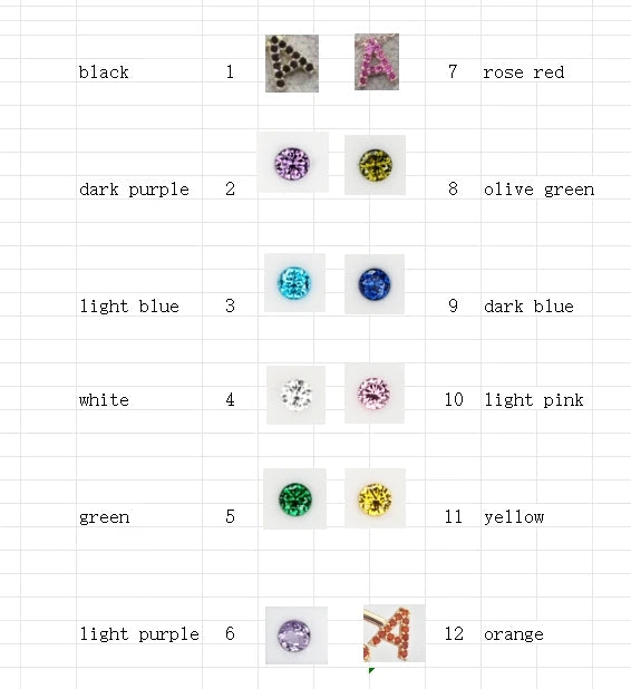 Personalized Name Necklace with Crystal Letter & Birthstone Charms