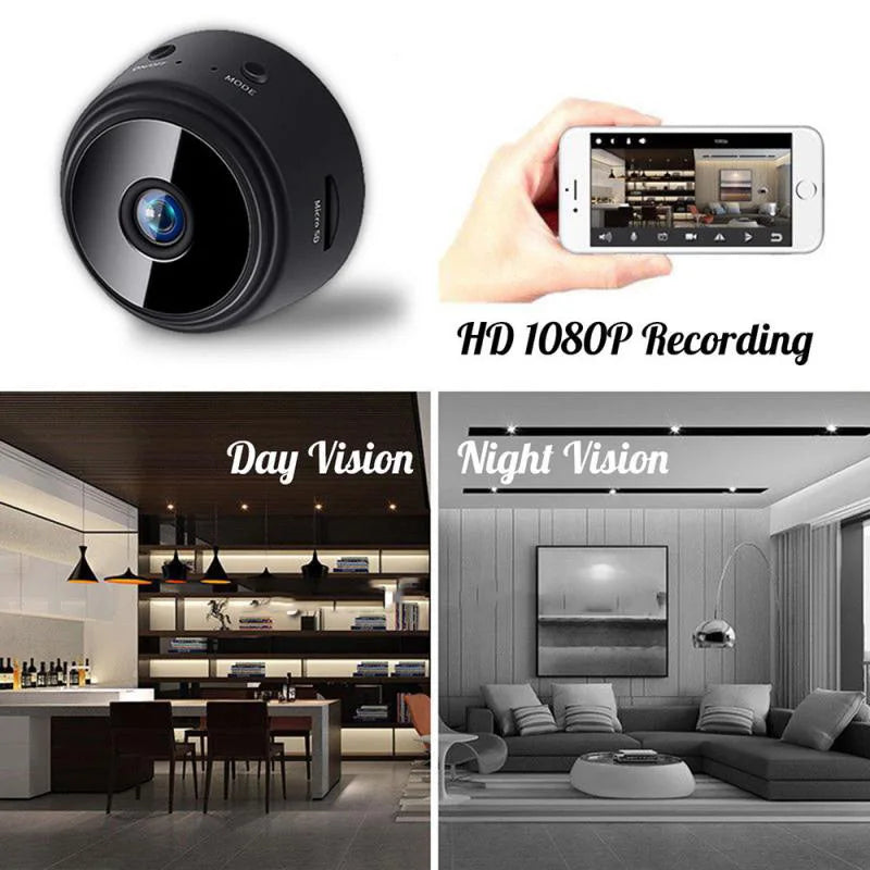 Lenovo A9 1080P Wifi Mini Camera Security Monitoring Wireless Remote Night Vision Video Surveillance Smart DV Cam HD Camera