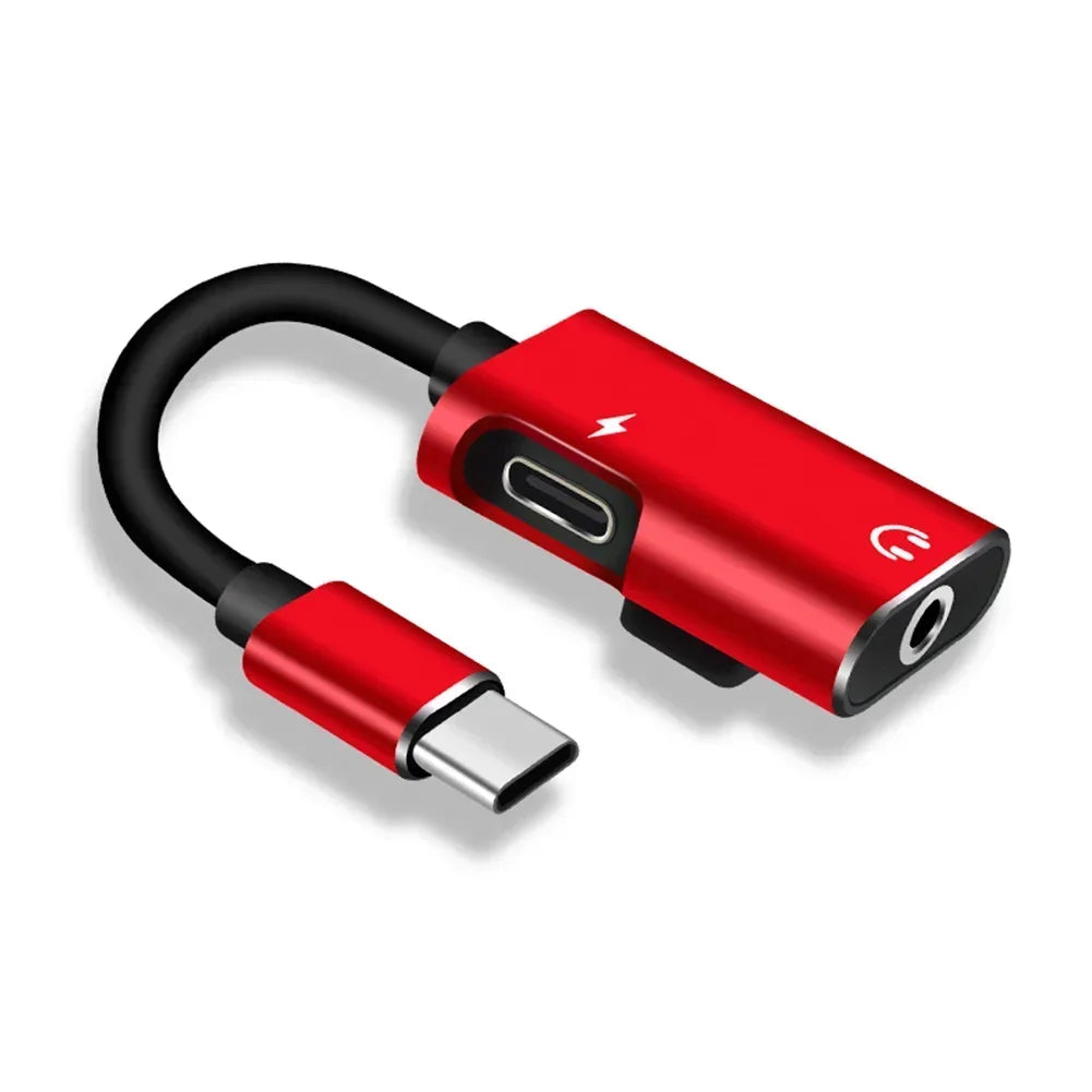 Upgrade Type C To 3.5mm Jack TypeC Audio Splitter Headphone Cable Usb-C Earphone Aux 3.5mm Adapter Charger For Xiaomi Huawei