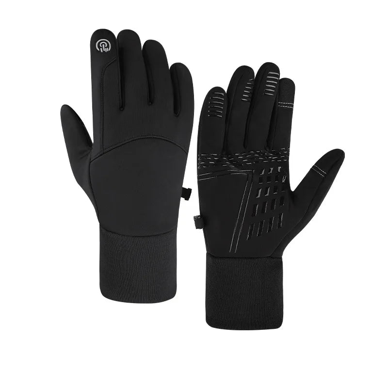 Unisex Thermal Touchscreen Gloves – Warm Fleece Winter Gloves for Running, Skiing and Outdoor Sports