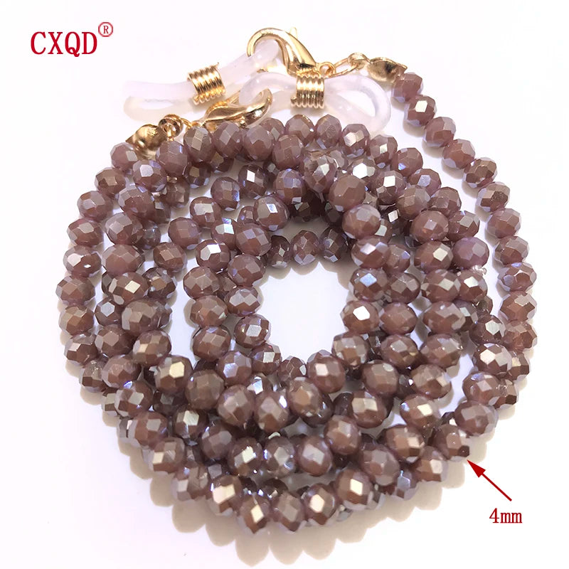 Beaded Eyeglass Chain for Women – 4mm Fashion Glasses & Sunglasses Strap