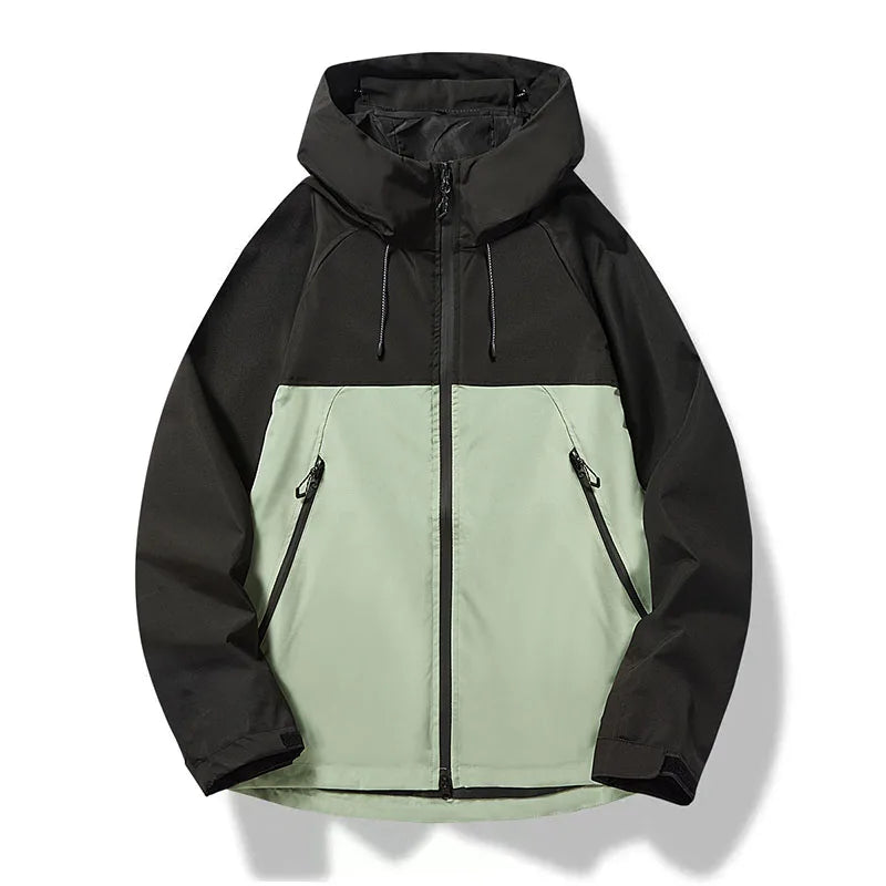 Unisex Hooded Outdoor Jacket – Waterproof Breathable Hiking and Sports Jacket