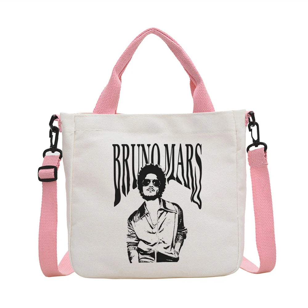 Bruno Mars tote bag einkaufstasche personnalisable sac cabas shoulder  totebag femme