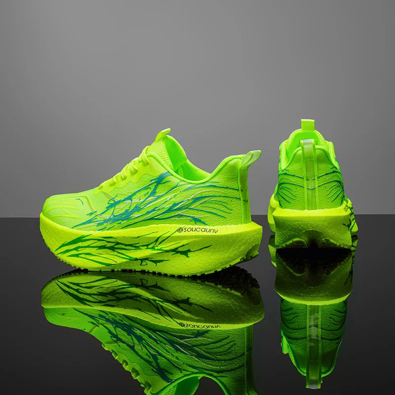 Marathon Running Shoes Men Carbon Board Speciality Sports Breathable Lightweight Women's Comfortable Athletic Nonskid Sneakers