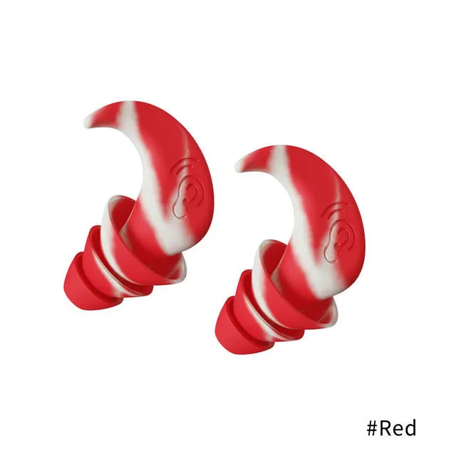 Anti Noise Silicone Earplug Sleep Noise Reduction Ear Plug Canceling Soundproof Ear Plugs Waterproof Swimming Soft Ear Protector
