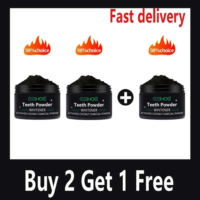 Tooth Whitening Powder - Natural Whitening and Deep Cleaning for Men and Women, Fresh Breath Daily Toothpaste