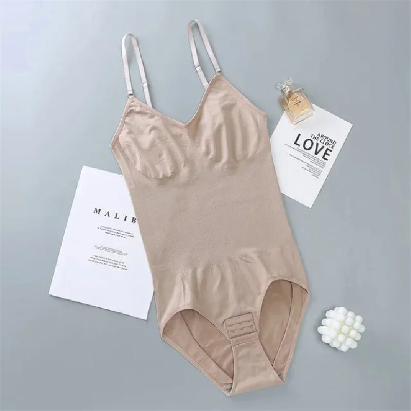 1PC Women Breathable Shapewear Bodysuit Full Body Sculpting Underwear Waist Trimmer Fitness Clothing Seamless Bandeau Design