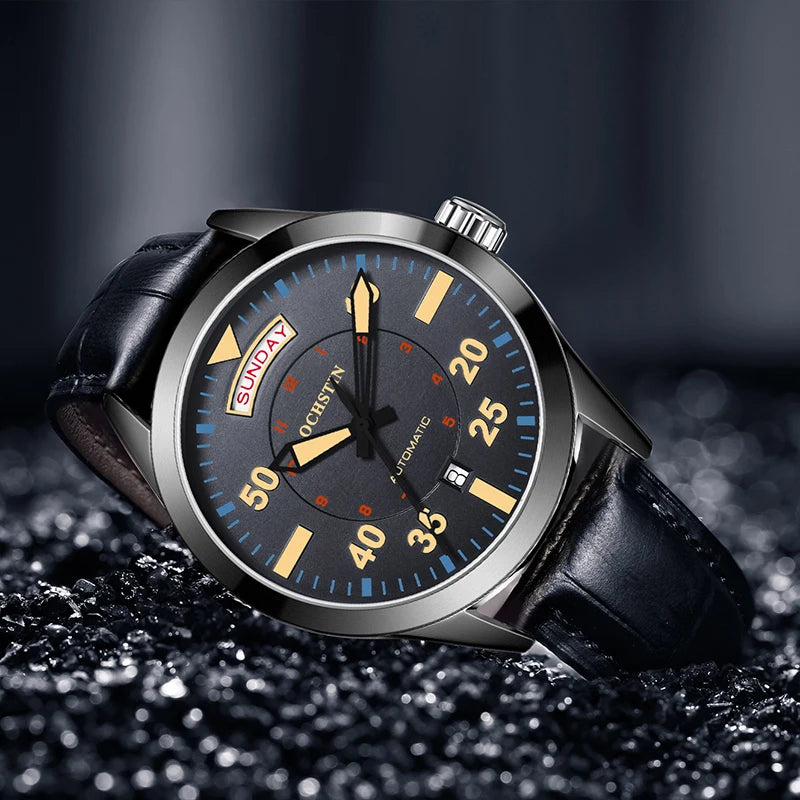 OCHSTIN Automatic Mechanical Watch for Men Gift Analogue Waterproof Military Sport Wristwatches Luxury Montre Homme Clock Gents