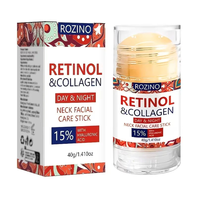 1Pcs/2Pcs/3Pcs Retinol Facial and Neck Care Stick, Cares for the Facial and Neck Areas, Dual Summer Benefits, Rich in Deeply Moisturizing Ingredients, Leaving Skin Soft and Hydrated Suitable for Dry Skin, Makes Skin Look Smoo