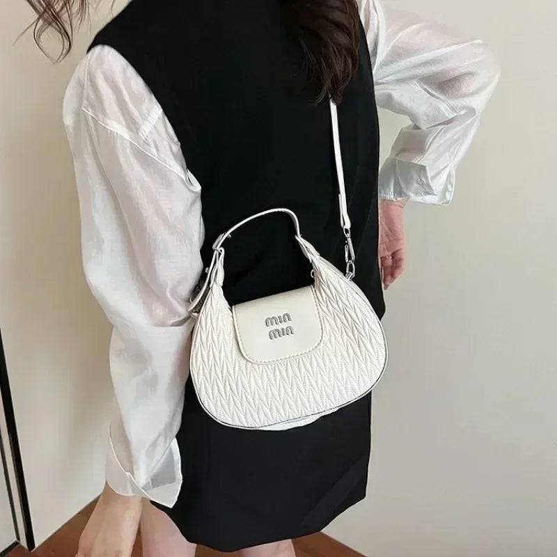Classic Leather Diaper Bag Designer Paris Vintage Original Textured Square Satchel Ladies Crossbody Purse